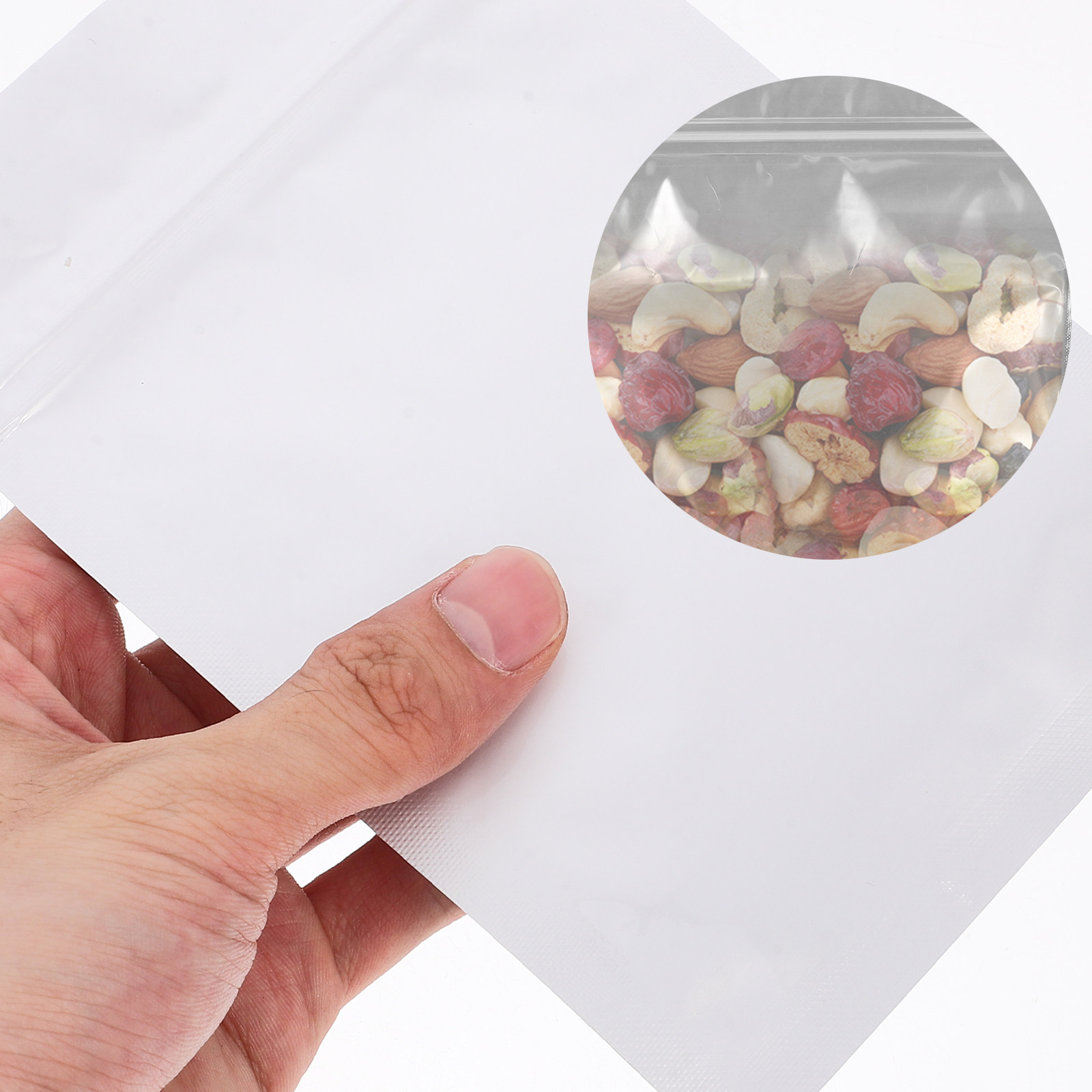 Food Storage Small - 50 sztuk szczelnych, wielokrotnego użytku torebek