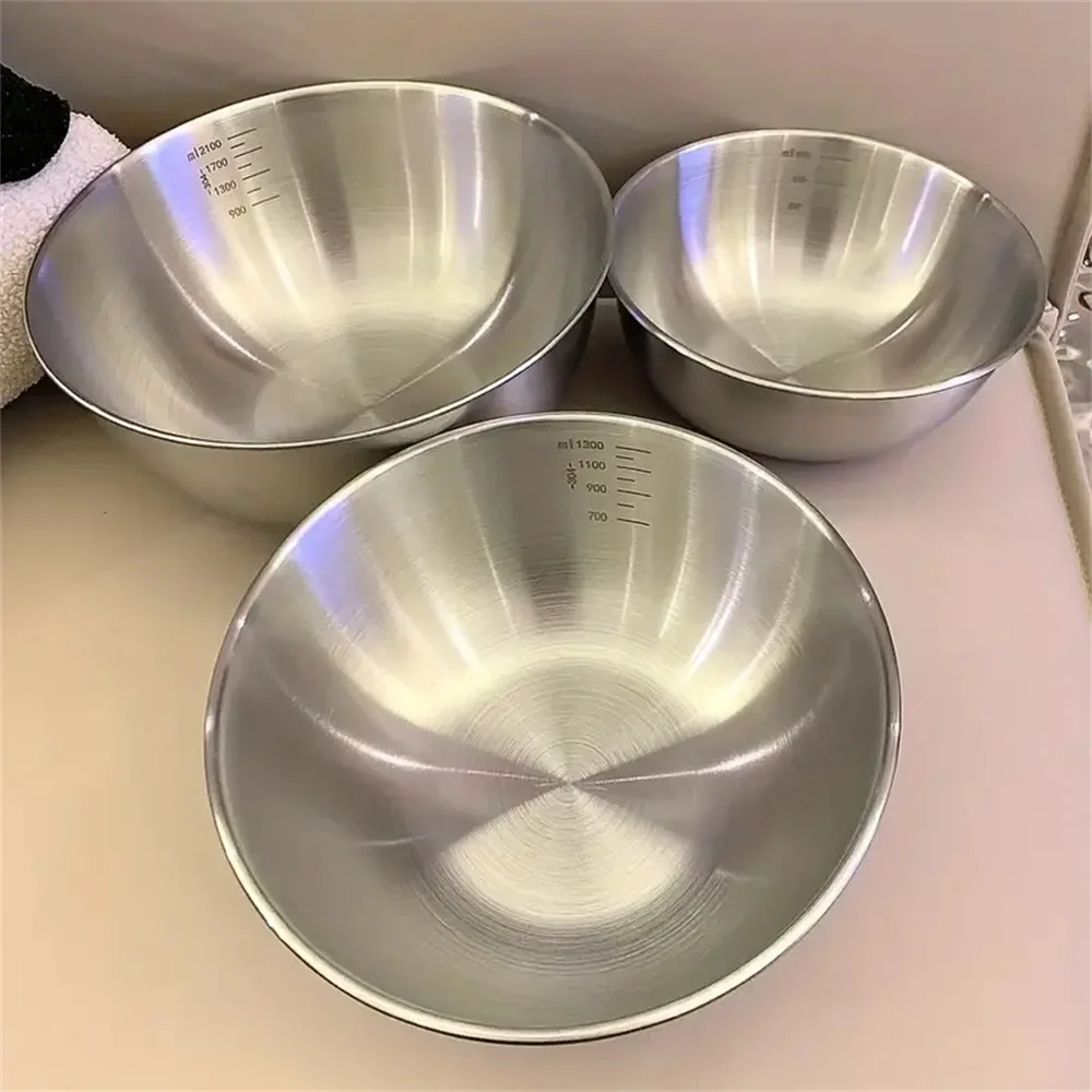 Food Storage In Stainless Steel - Zestaw 1-3 misek ze stali nierdzewnej
