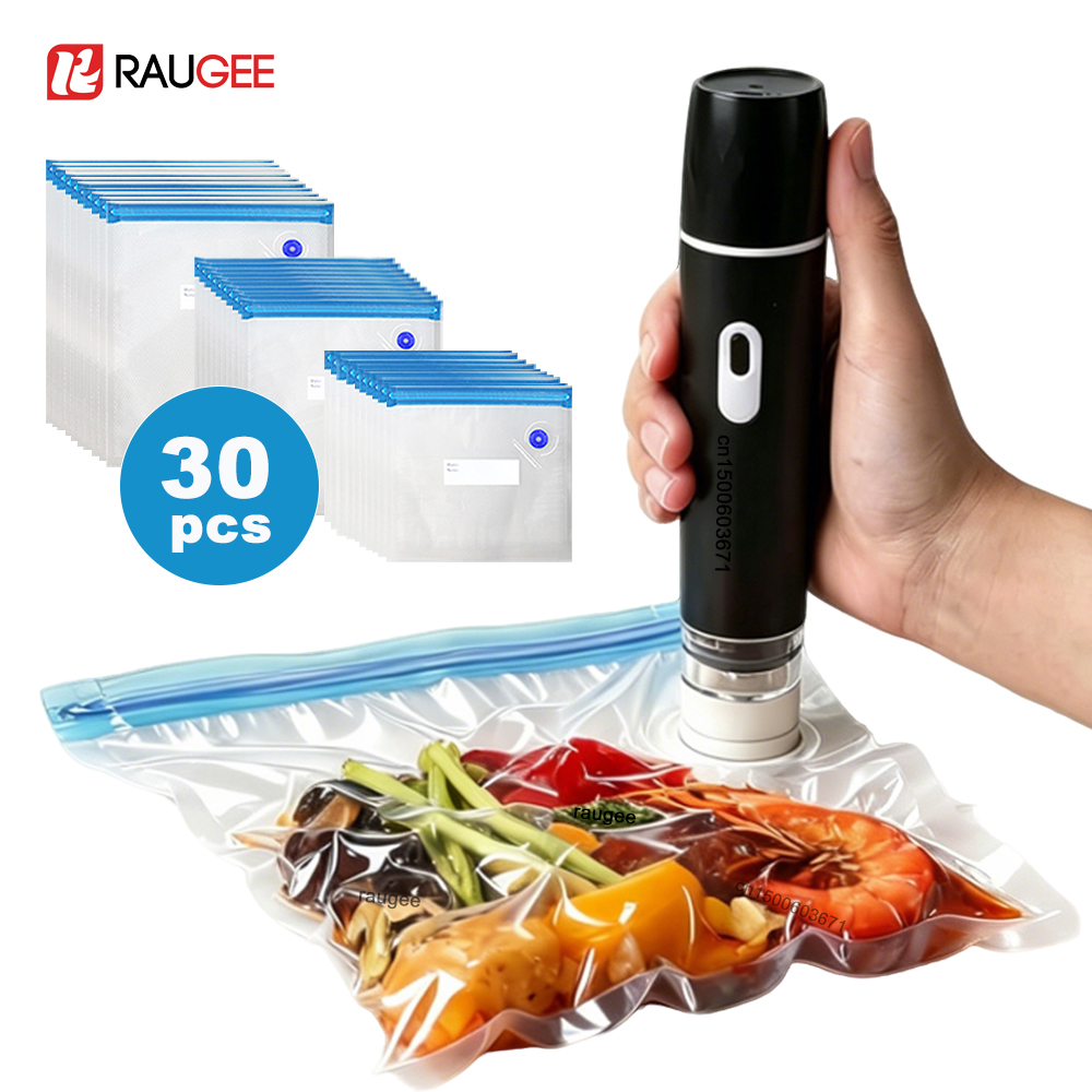 Food Storage Vacuum Seal Bags - Elektryczna pompa próżniowa, akumulatorowa pompa powietrzna,