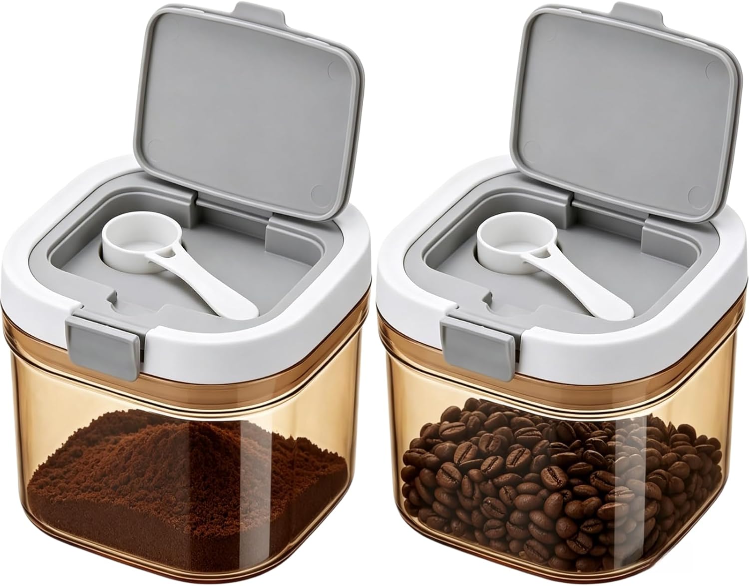 Food Storage Jars Airtight - 2 szt. Pojemnik na kawę z