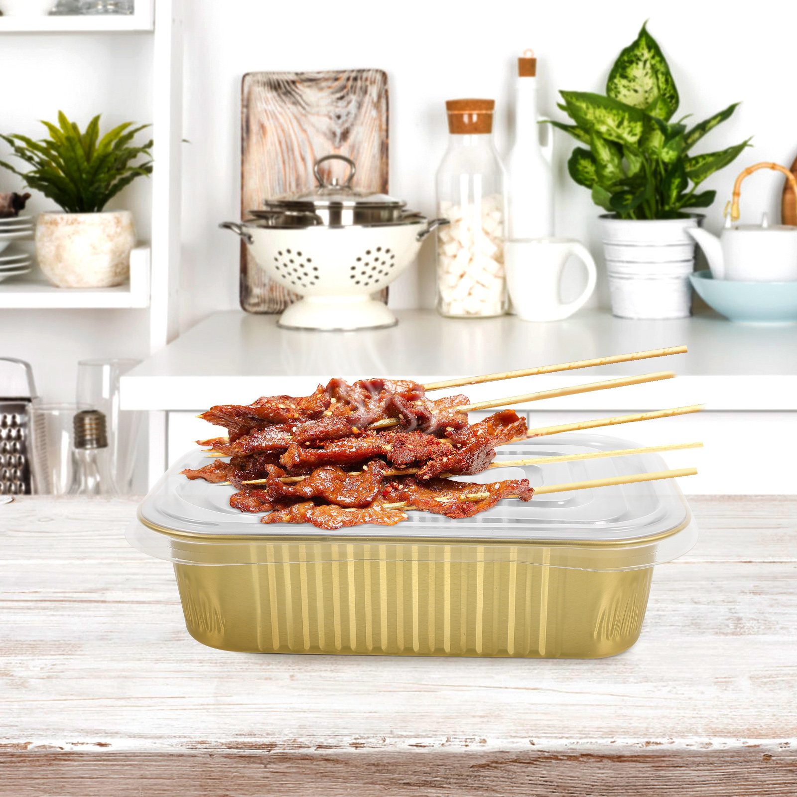 10 zestawów jednorazowych poje – Food Storage Aluminum Containers recenzja i cena