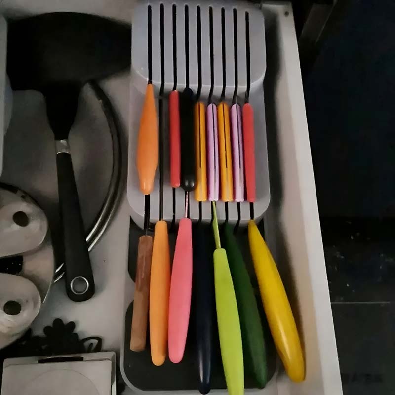 Praktyczny pojemnik na noże do – Food Storage Cabinet For Kitchen recenzja i cena