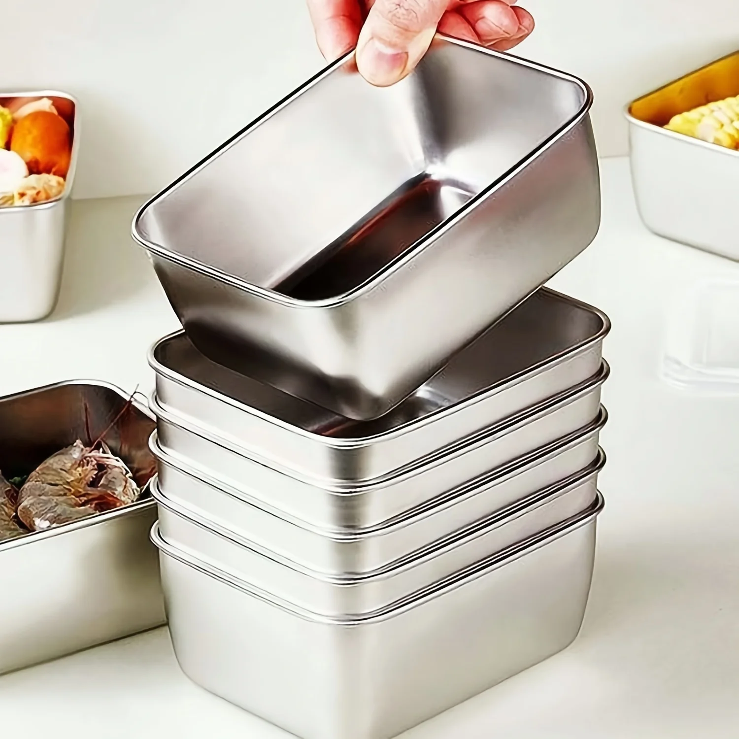 Zestaw pojemników na żywność z – Food Storage Aluminum Containers recenzja i cena
