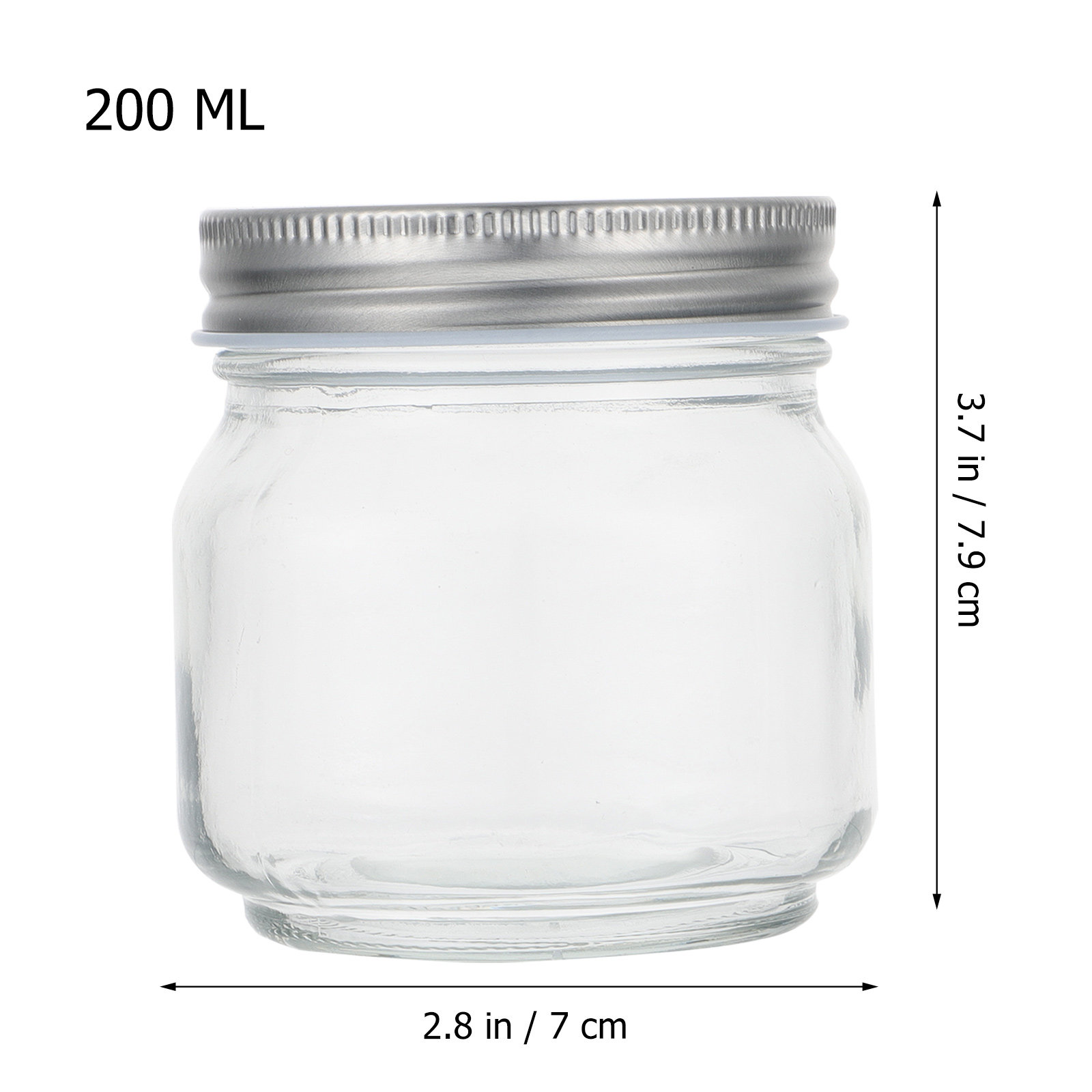 6 sztuk grubych przezroczystyc – Food Storage Jars Airtight recenzja i cena