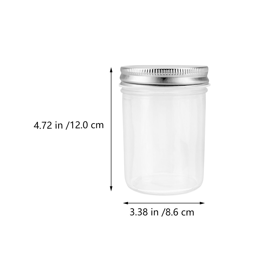 4 sztuki szklanych słoików do  – Food Storage Jars Airtight recenzja i cena