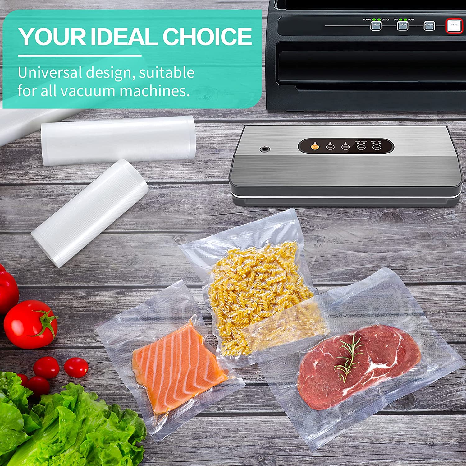 Worki do pakowania próżniowego – Food Storage Vacuum Seal Bags recenzja i cena