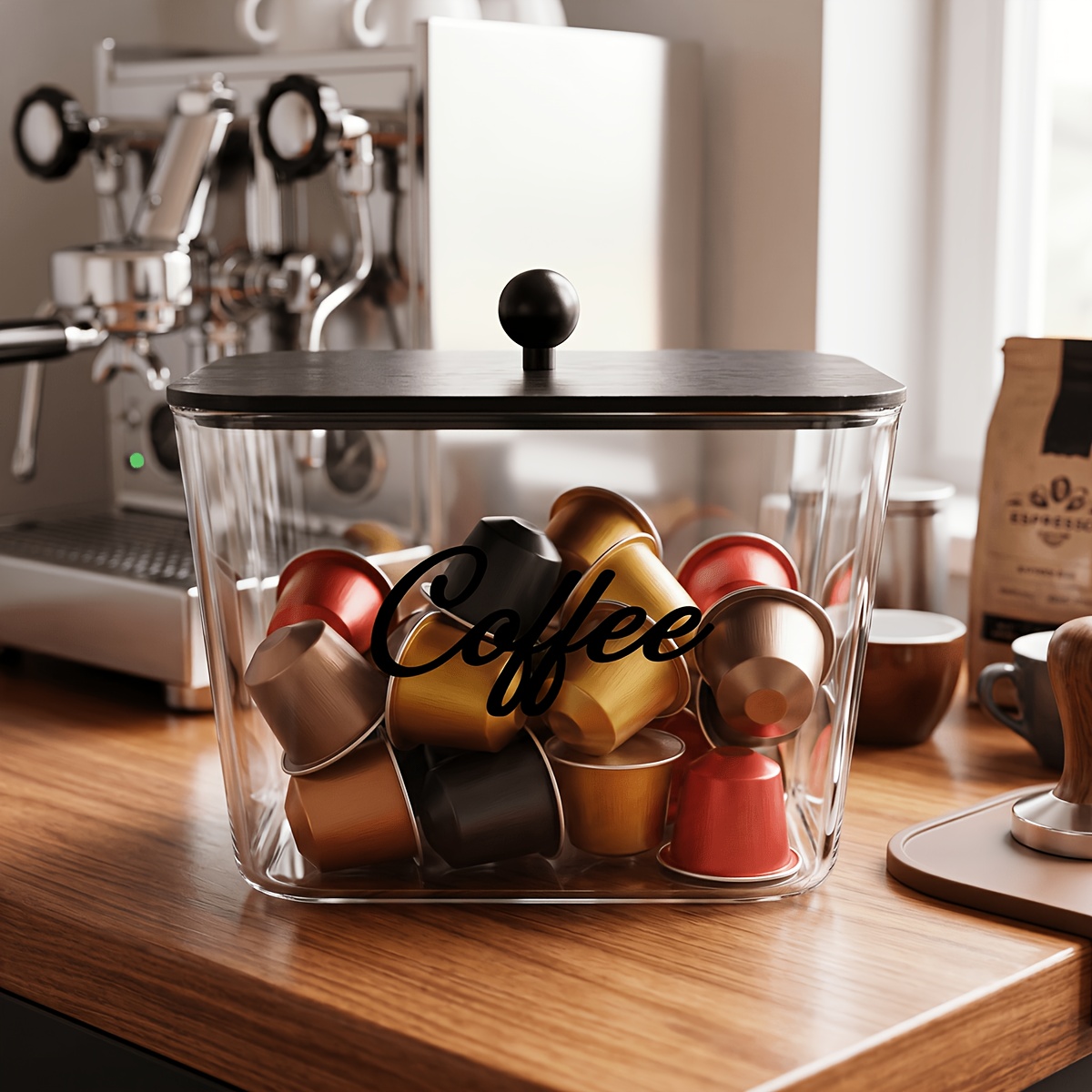 Pojemnik na kapsułki z pokrywk – Food Storage Cabinet For Kitchen recenzja i cena