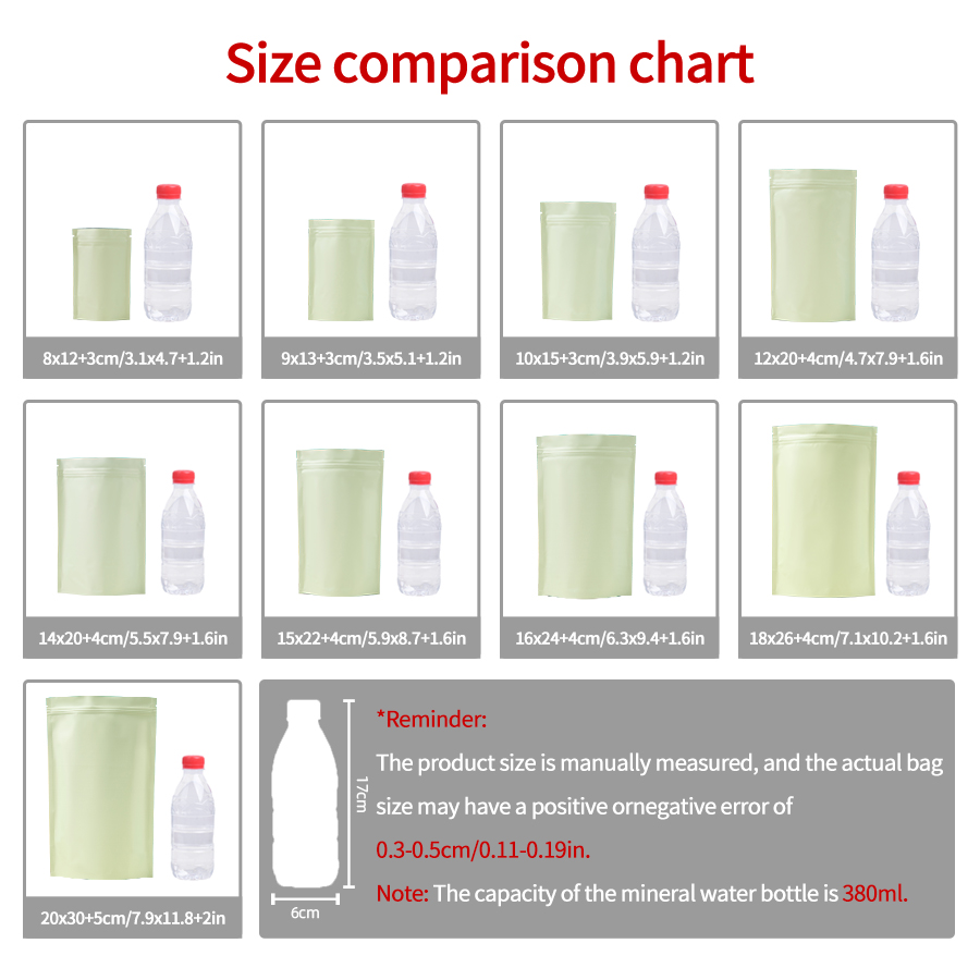 50/100 szt. Matowe, blady żółt – Food Storage Is recenzja i cena
