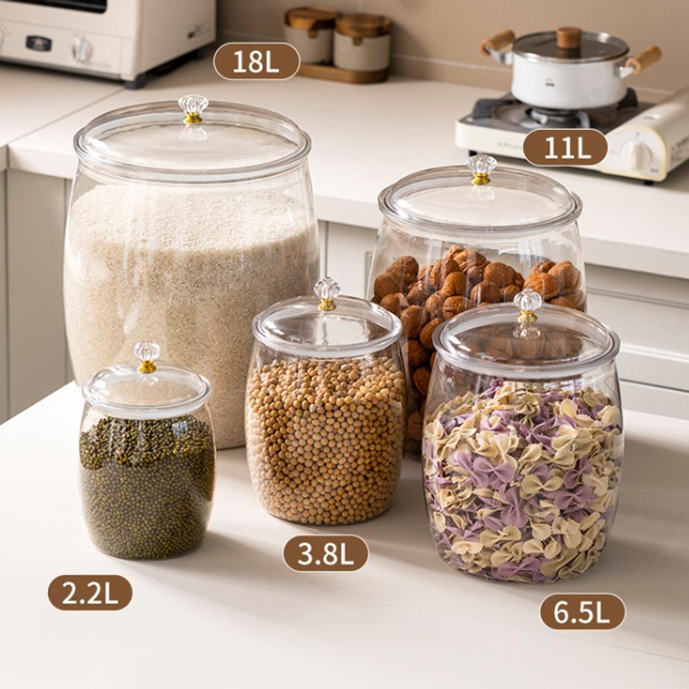 Duży przezroczysty plastikowy  – Food Storage Jars Airtight recenzja i cena