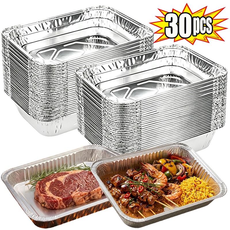 30 sztuk 830ml aluminiowych fo – Food Storage Aluminum Containers recenzja i cena