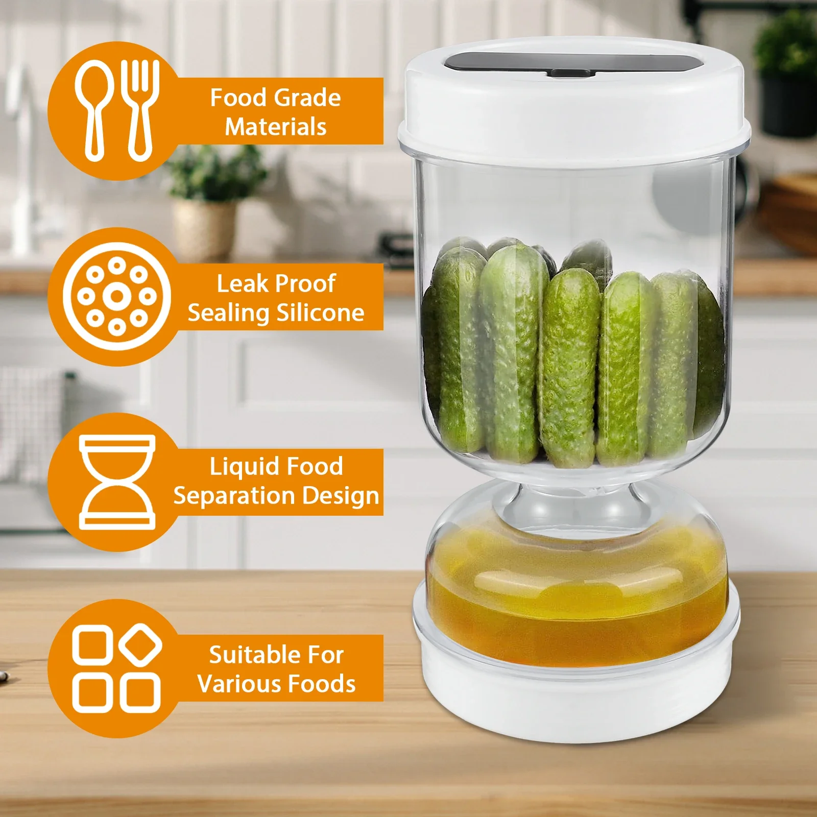 Pojemnik na oliwki Separacja n – Food Storage Jars Airtight recenzja i cena