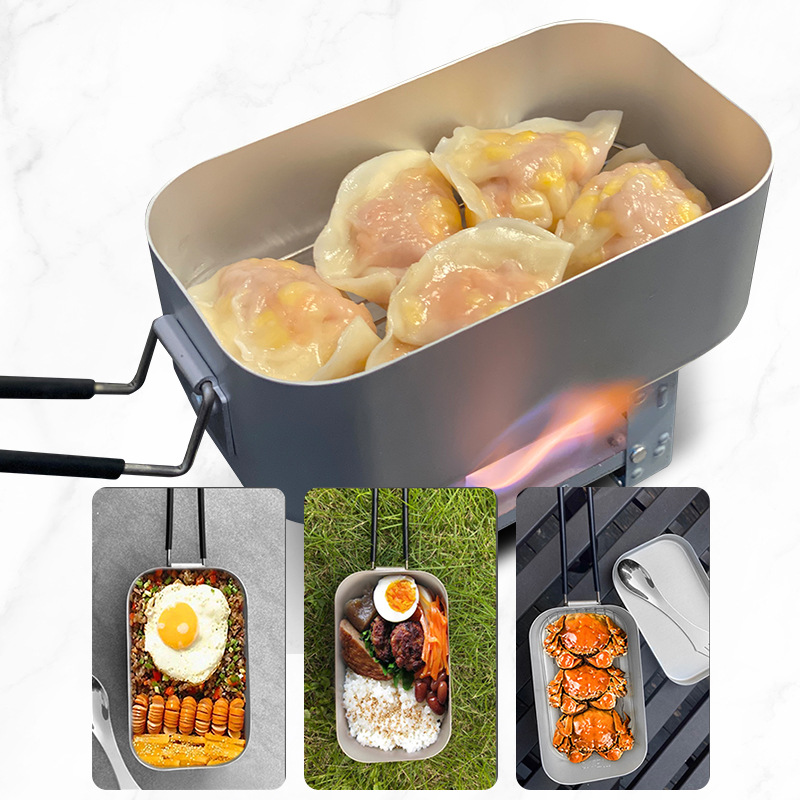 Pudełko na lunch ze stopu alum – Food Storage Aluminum Containers recenzja i cena