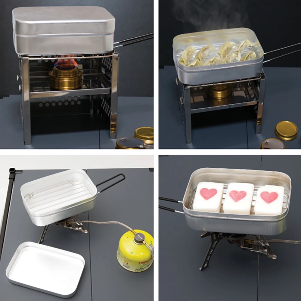 Pudełko na lunch ze stopu alum – Food Storage Aluminum Containers recenzja i cena
