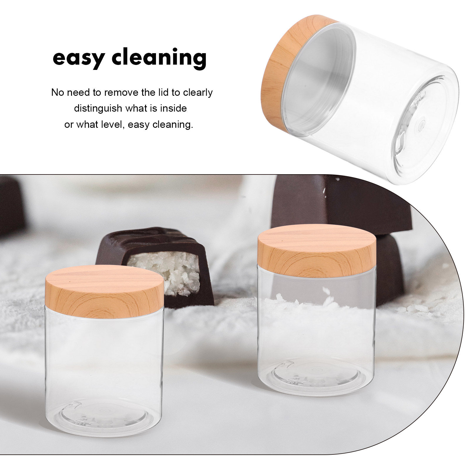 6 szt. pojemników do przechowy – Food Storage Jars Airtight recenzja i cena