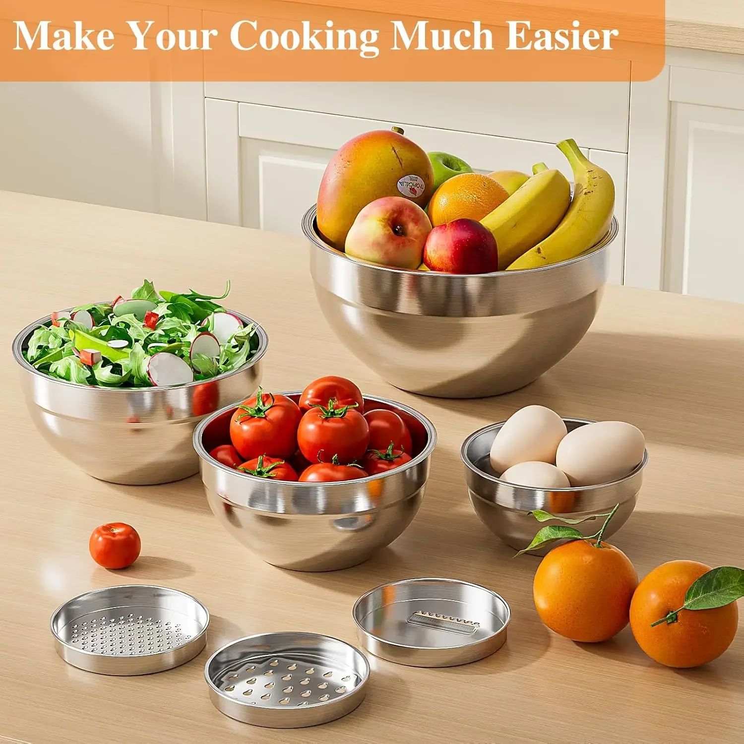 Zestaw 6 misek ze stali nierdz – Food Storage In Stainless Steel recenzja i cena