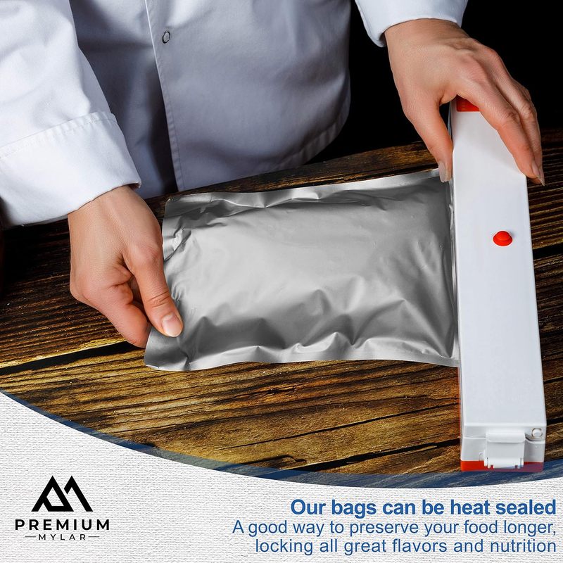 25 Torebek Mylarowych - 25x35  – Food Storage Vacuum Seal Bags recenzja i cena