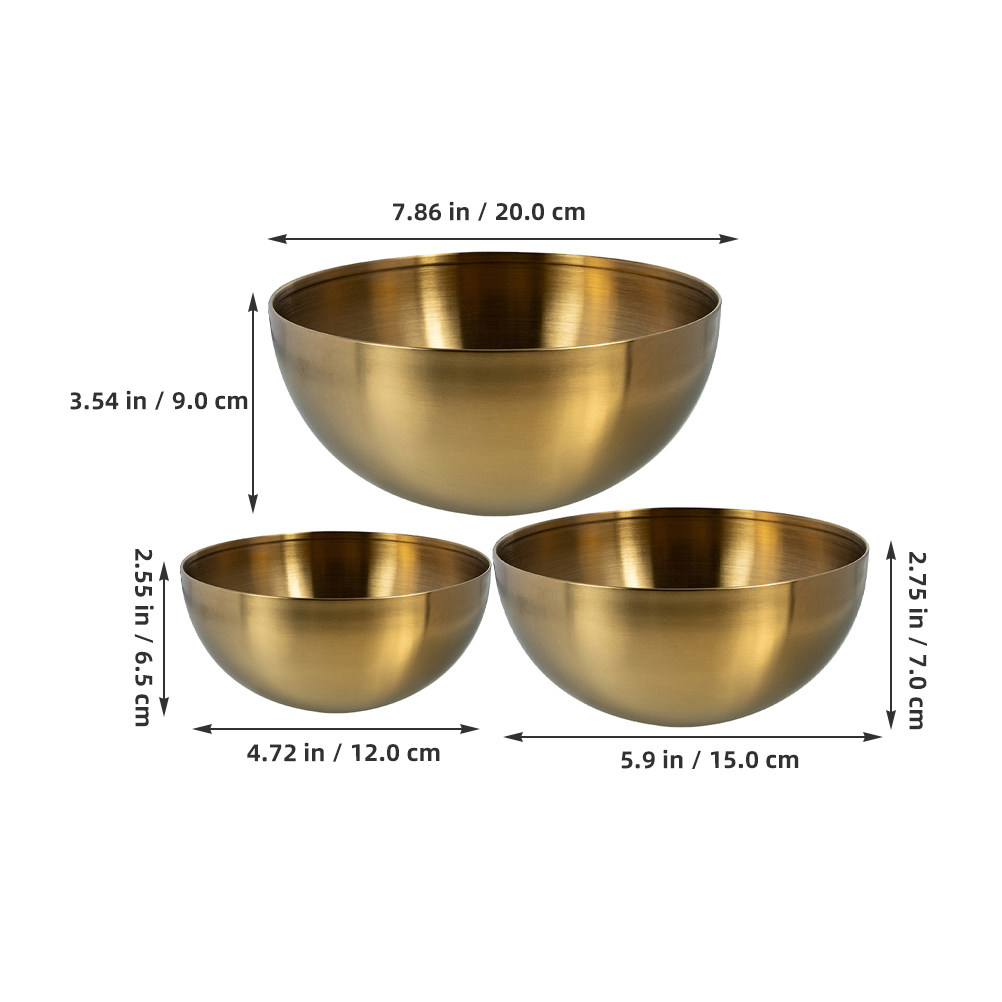 3 sztuki misek ze stali nierdz – Food Storage In Stainless Steel recenzja i cena