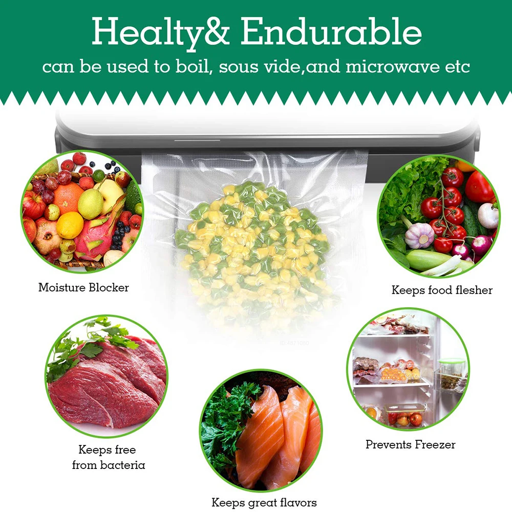Worki rolkowe Sous Vide do pak – Food Storage Vacuum Seal Bags recenzja i cena